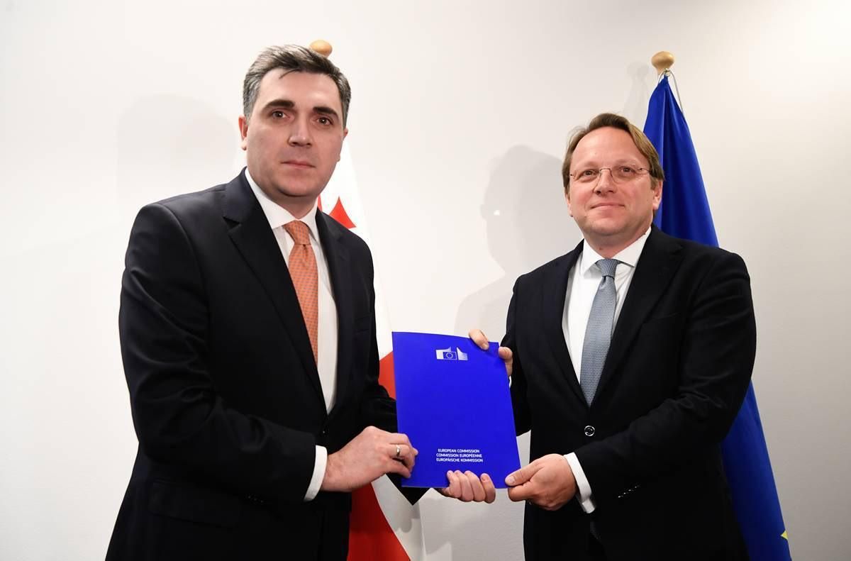 Грузія і Молдова отримали від Єврокомісії опитувальники щодо статусу кандидата - 24 Канал