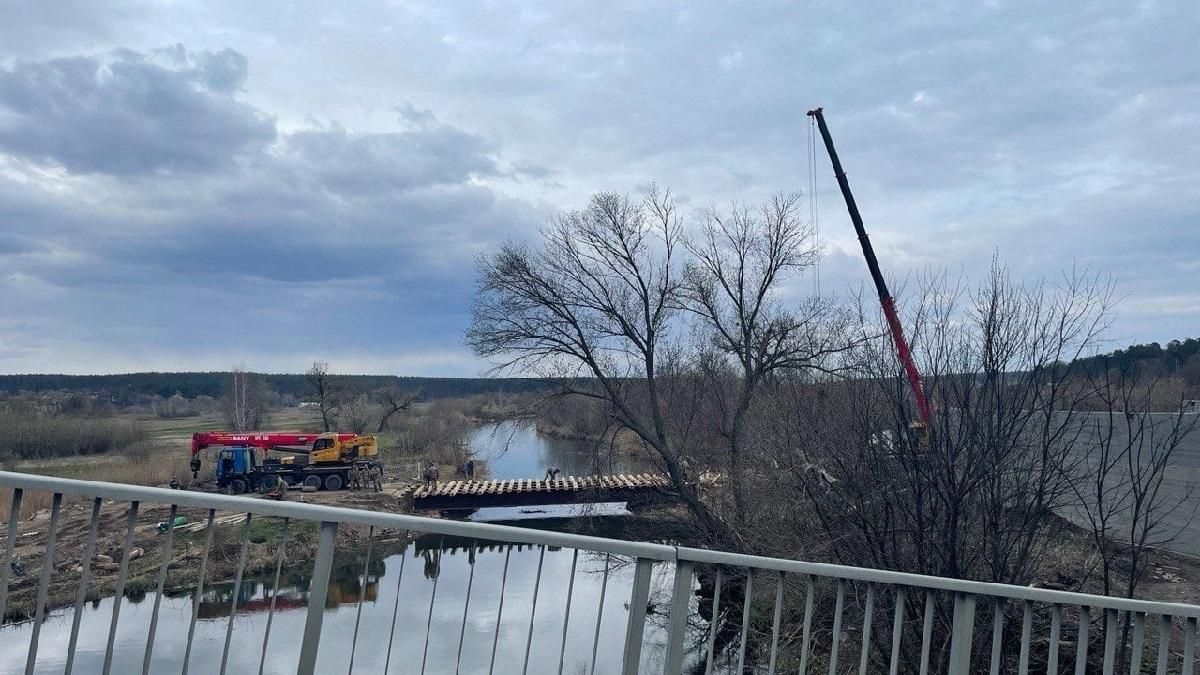 Проїзд переправою біля Стоянки на Житомирській трасі відкриється наступного тижня, – Кубраков - 24 Канал Проїзд переправою біля Стоянки на Житомирській трасі відкриється наступного тижня, – Кубраков - 24 Канал