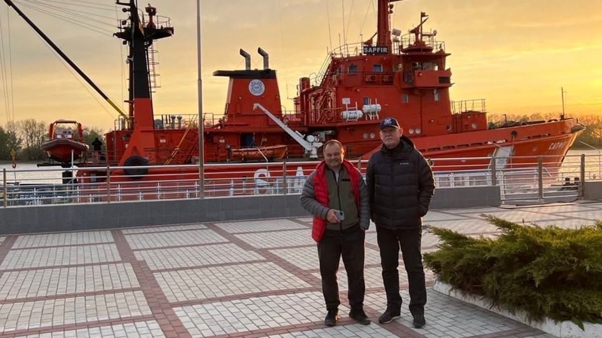 Спасательное судно "Сапфир" вернули в Украину: пришвартовали возле причала порта Измаил Спасательное судно "Сапфир" вернули в Украину: пришвартовали возле причала порта Измаил