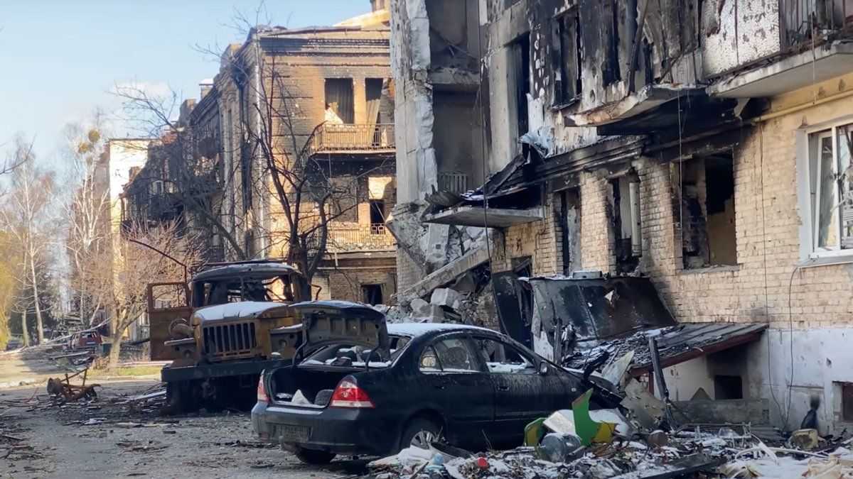Мешканець Гостомеля розповів, як жило місто у перші дні війни