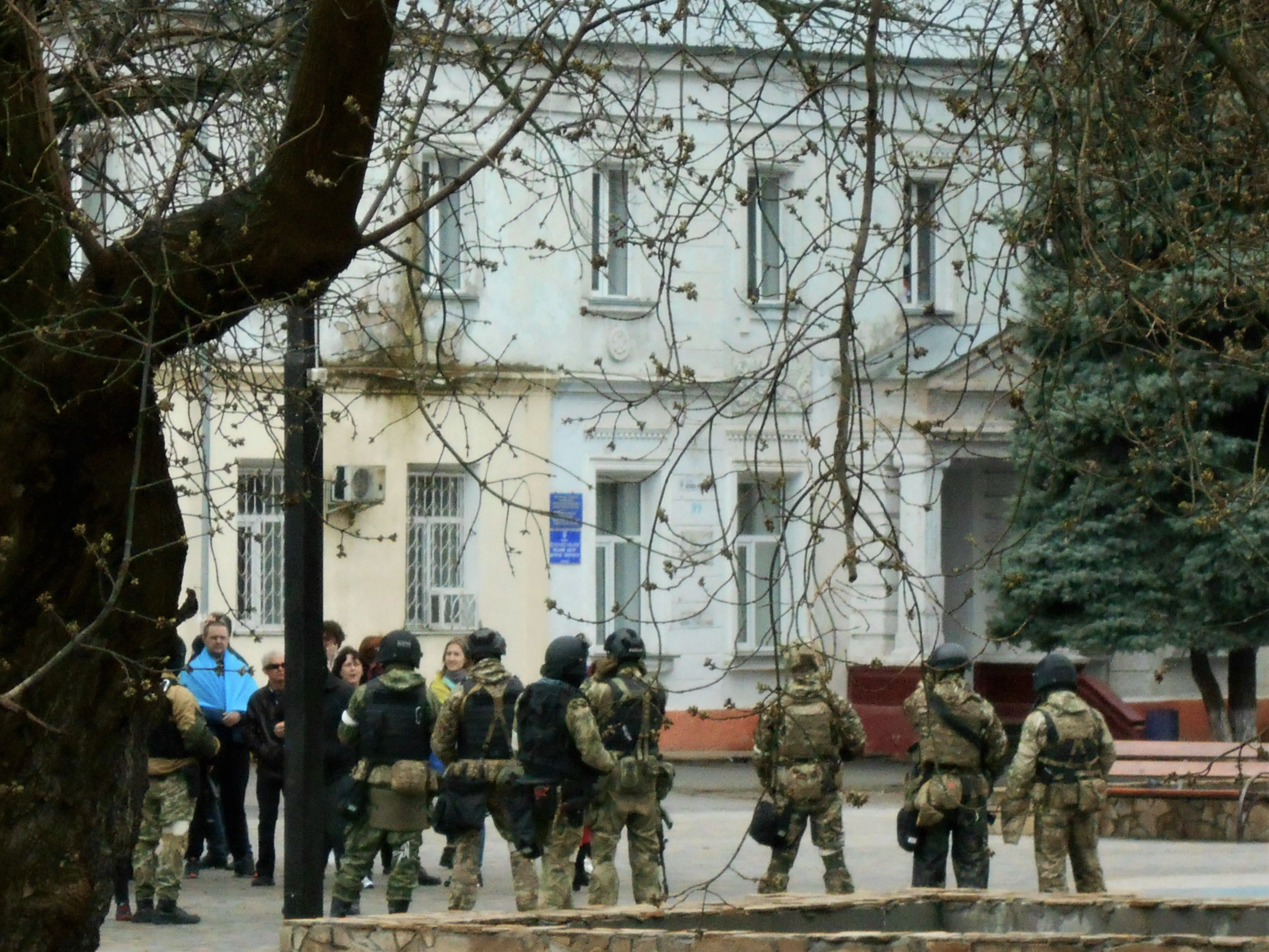 Окупанти в Каховці Окупанти в Каховці