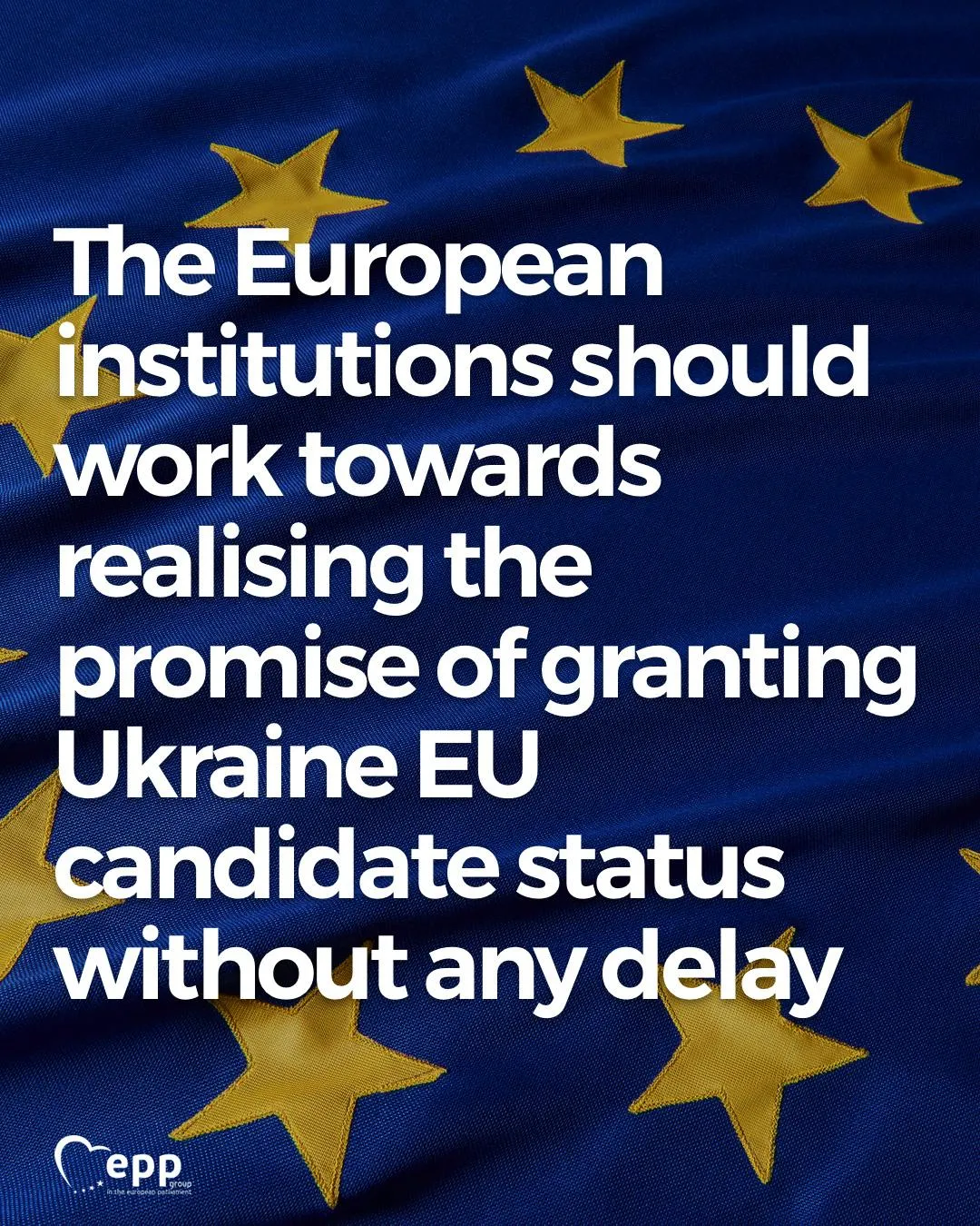 Україна кров’ю підписала своє членство в ЄС, – Європейська народна партія