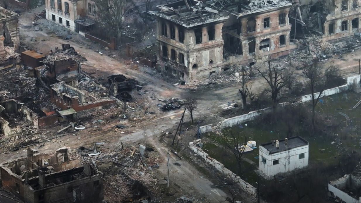 95% усіх будівель у Маріуполі зруйновано, – Зеленський - 24 Канал 95% усіх будівель у Маріуполі зруйновано, – Зеленський - 24 Канал