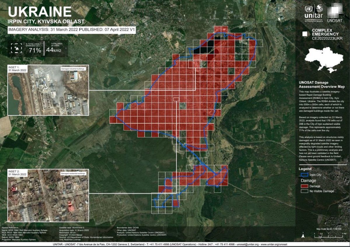 Наскільки зруйновані міста Київщини, Чернігів і Маріуполь: дані з супутників - 24 Канал Наскільки зруйновані міста Київщини, Чернігів і Маріуполь: дані з супутників - 24 Канал