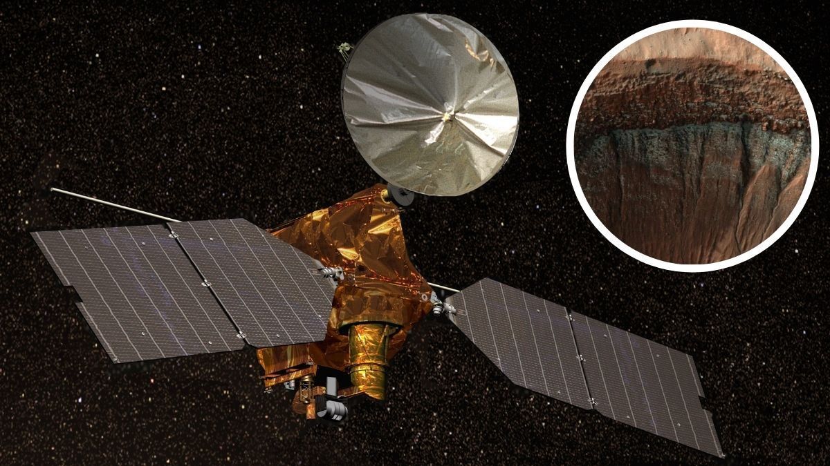 Обмерзший кратер Марса покрыт инеем на новом фото от NASA - Техно Обмерзший кратер Марса покрыт инеем на новом фото от NASA - Техно