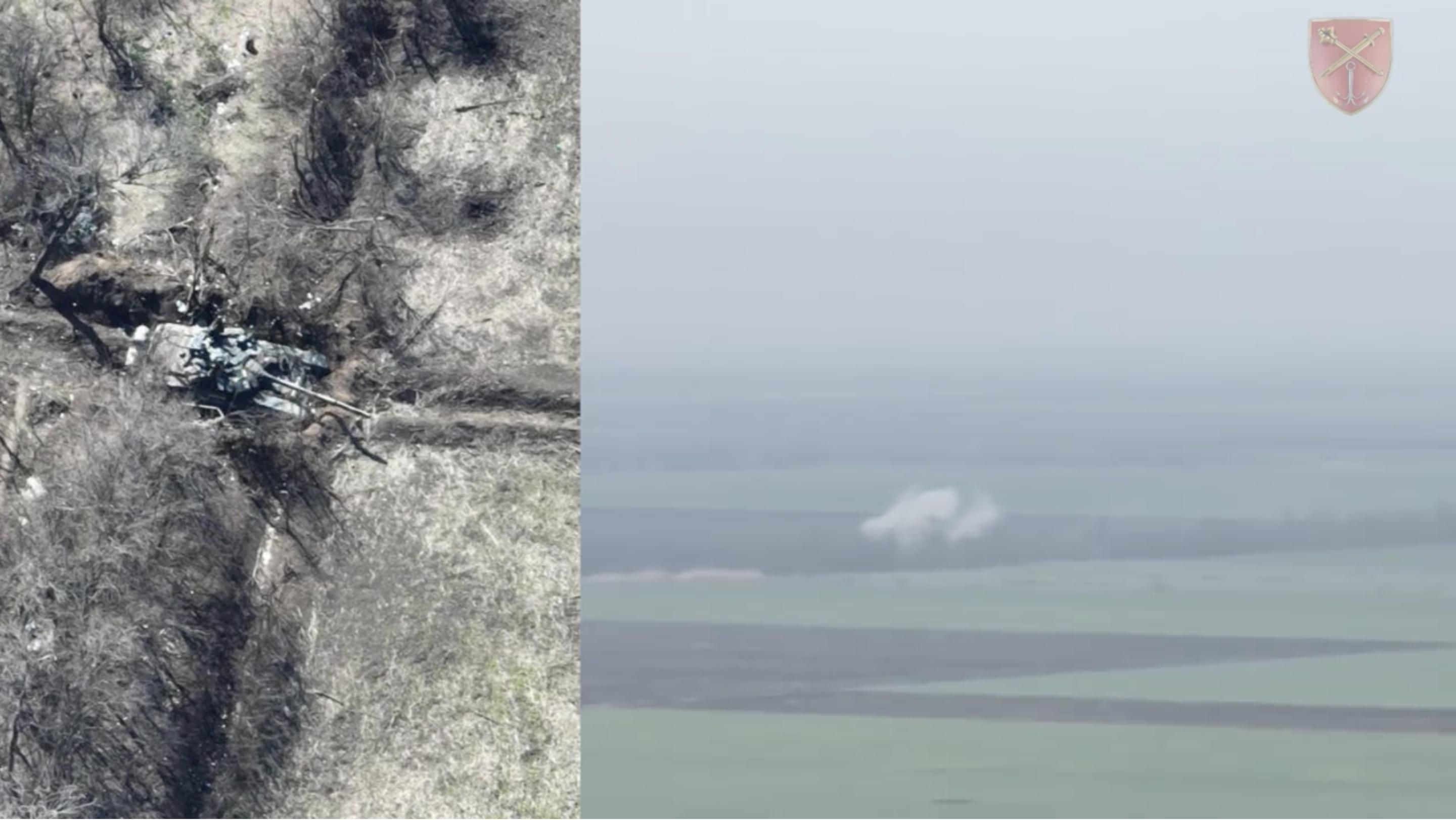 На Миколаївщині морпіхи знищили російський танк, що намагався заховатися - 24 Канал На Миколаївщині морпіхи знищили російський танк, що намагався заховатися - 24 Канал