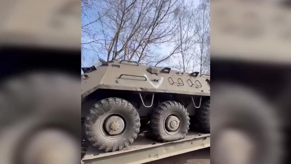 Прикордонники отримали трофейний російський БТР - 24 Канал Прикордонники отримали трофейний російський БТР - 24 Канал