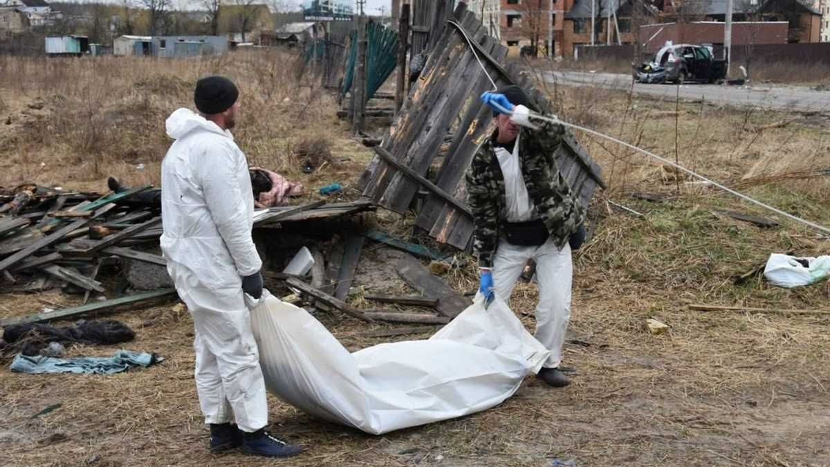 Застрелены из стрелкового оружия оккупанты убили 900 гражданских на Киевщине, – Нацполиция
