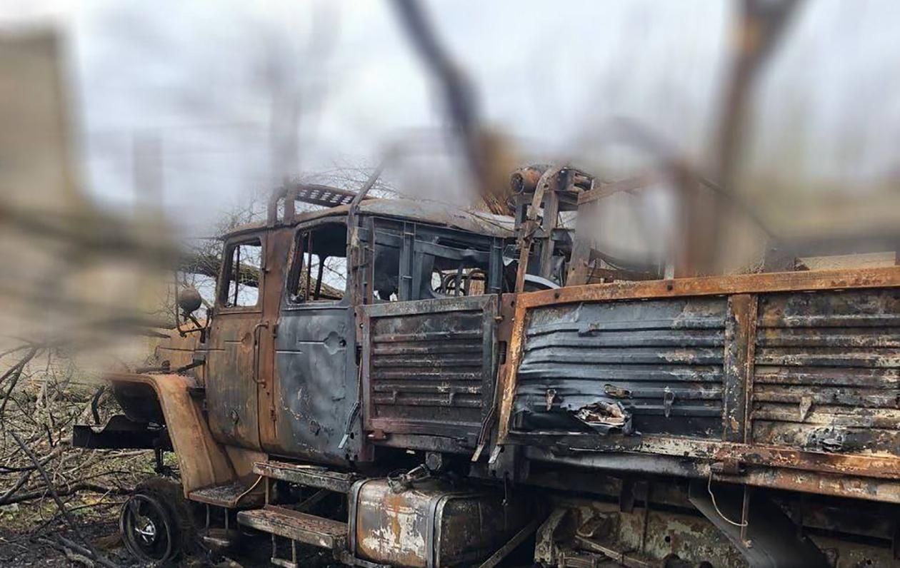 Азовці знищили техніку росіян і захопили трофейний міномет - 24 Канал Азовці знищили техніку росіян і захопили трофейний міномет - 24 Канал