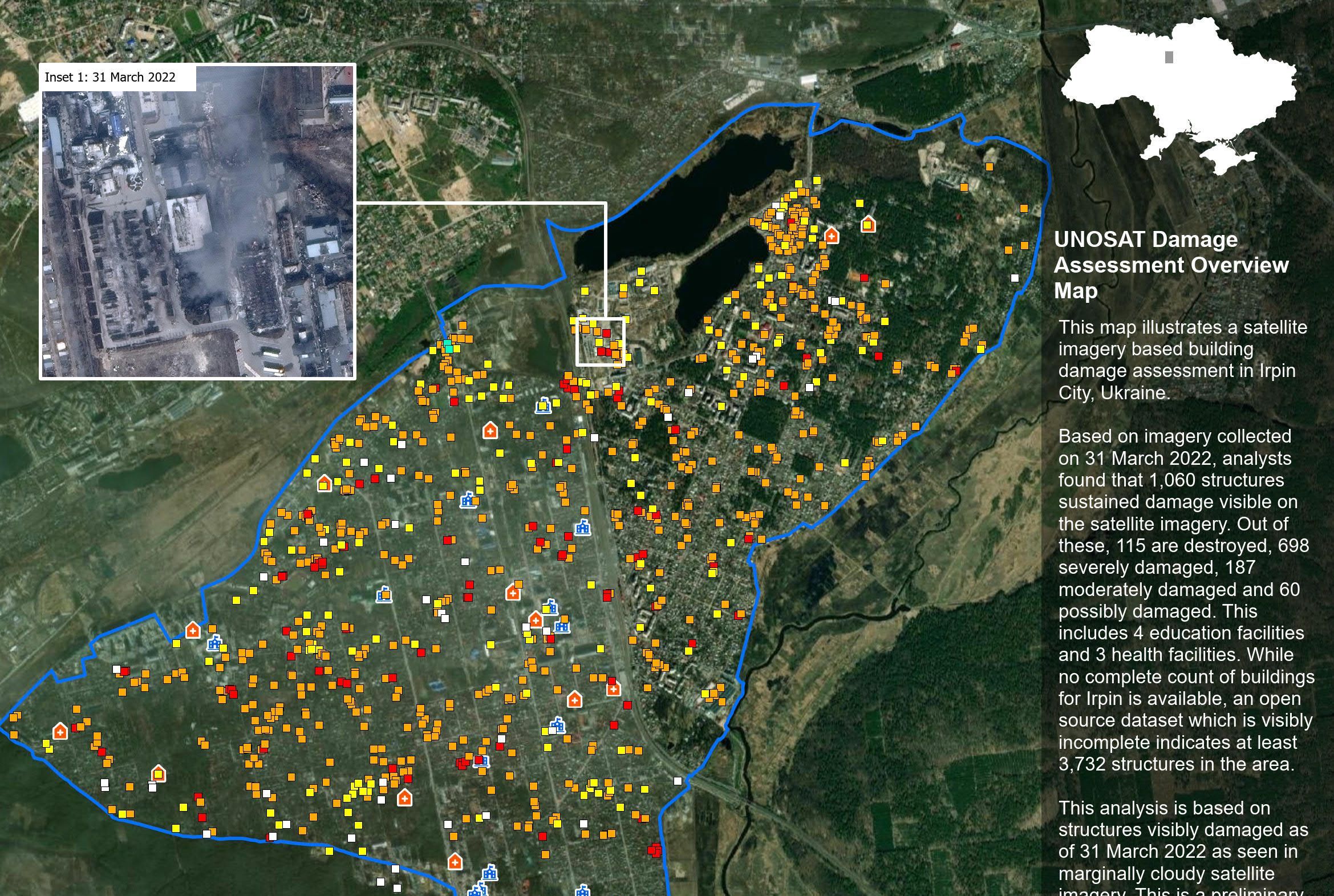В Ірпені пошкоджено понад 1 000 будівель: 115 зруйновано повністю - 24 Канал В Ірпені пошкоджено понад 1 000 будівель: 115 зруйновано повністю - 24 Канал