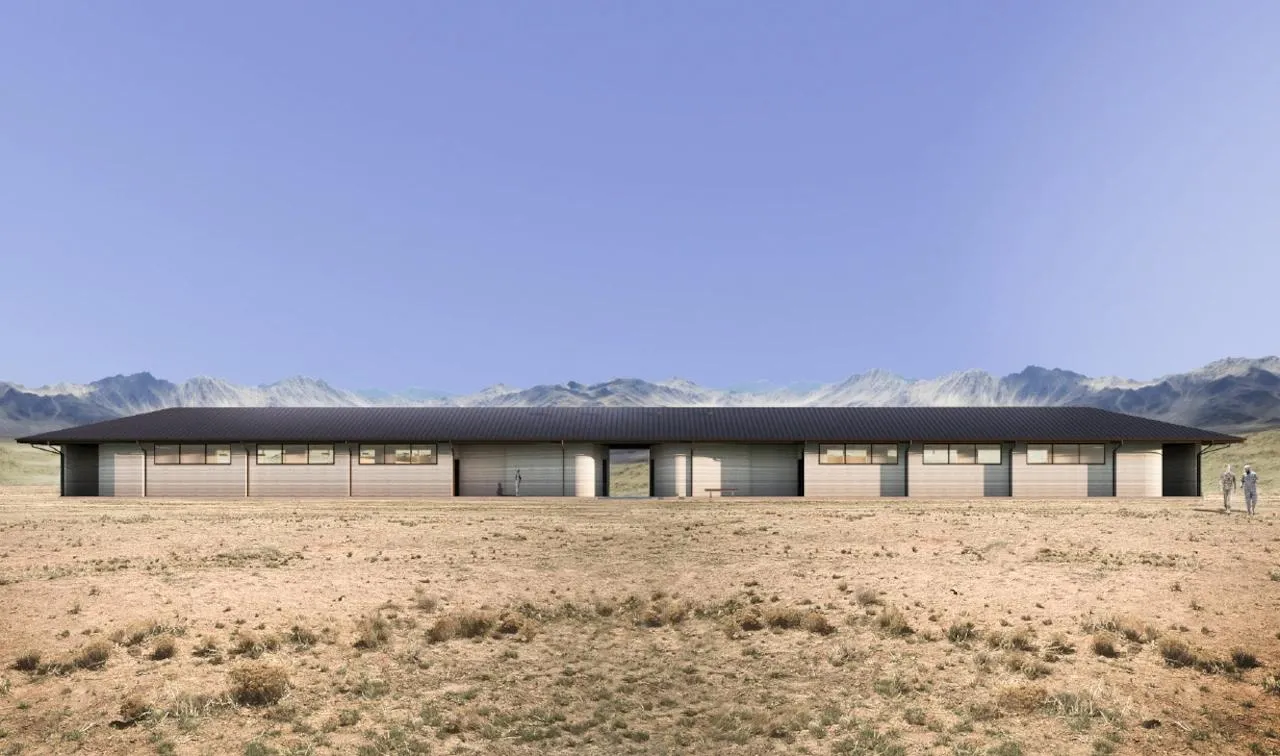 Проєктний рендер військової казарми Проєктний рендер військової казарми