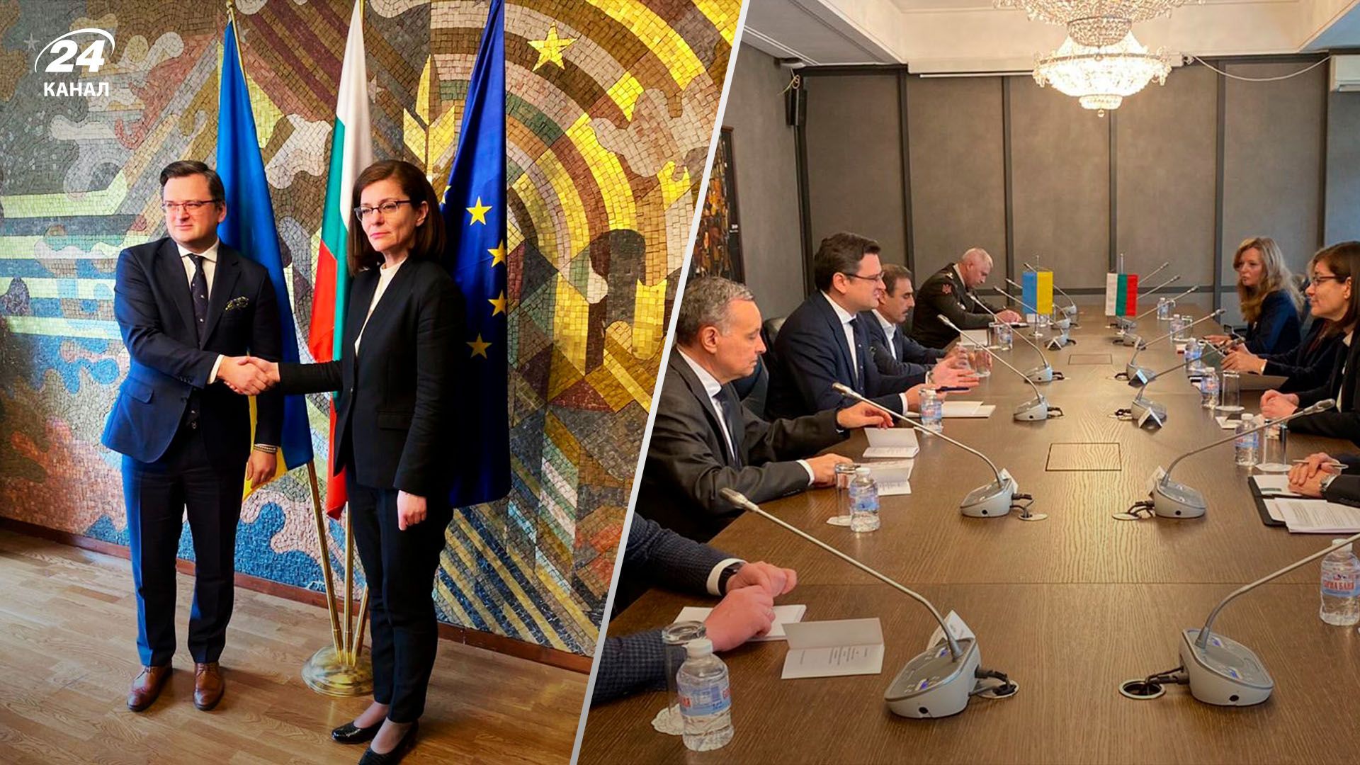 Говорили про відновлення миру й посилення співпраці: Кулеба зустрівся з болгарською колегою - 24 Канал Говорили про відновлення миру й посилення співпраці: Кулеба зустрівся з болгарською колегою - 24 Канал