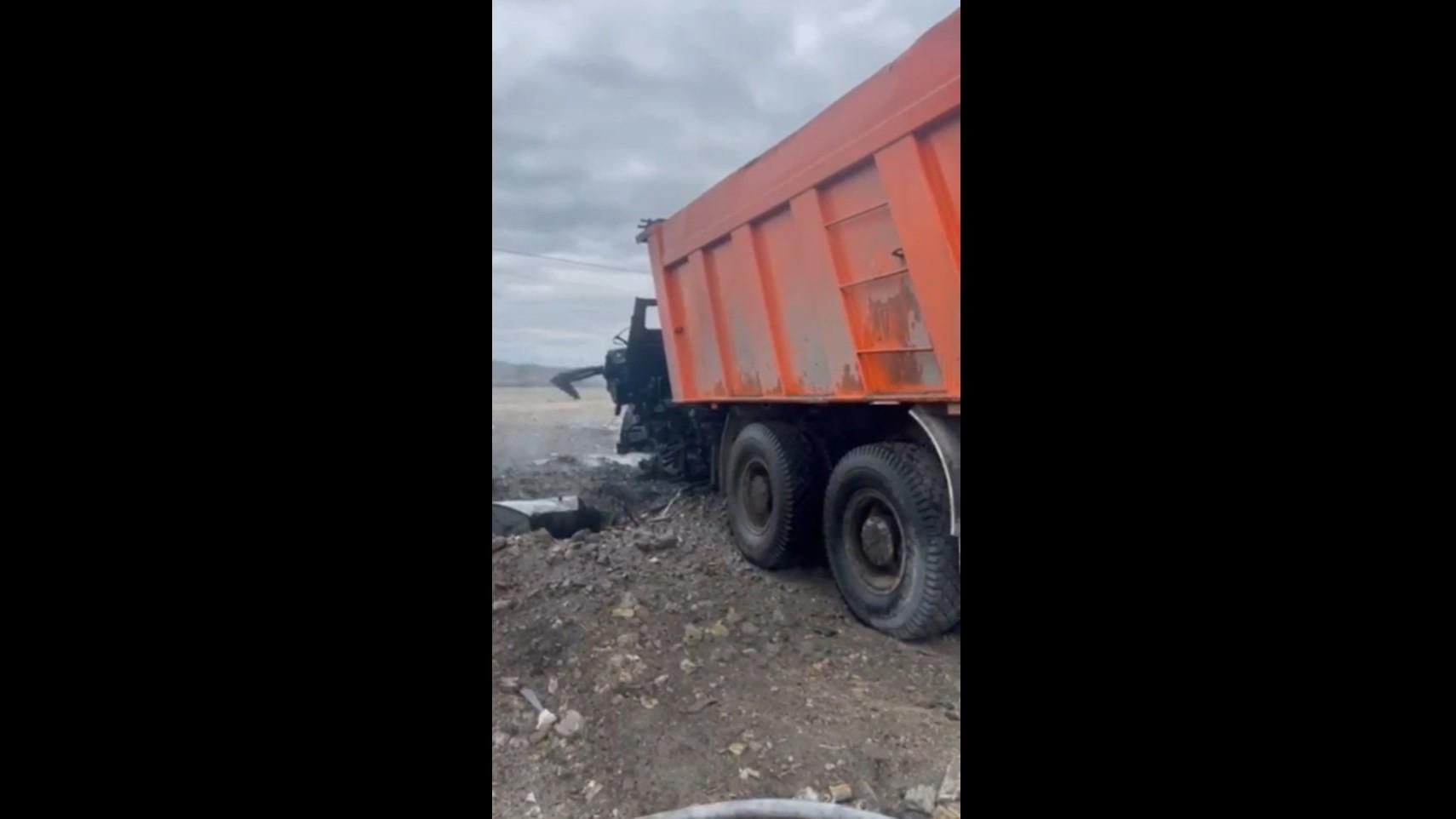 В Ирпене на мине подорвался грузовой автомобиль: водитель погиб