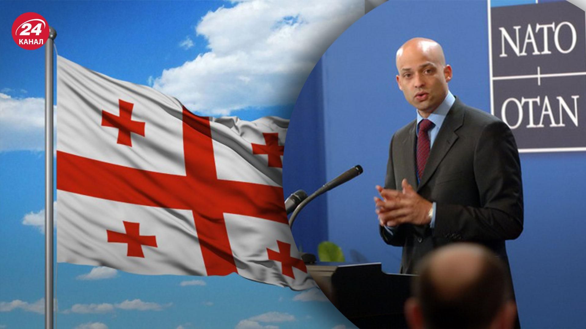 НАТО заявило, що двері Альянсу відкриті для Грузії - 24 Канал НАТО заявило, що двері Альянсу відкриті для Грузії - 24 Канал