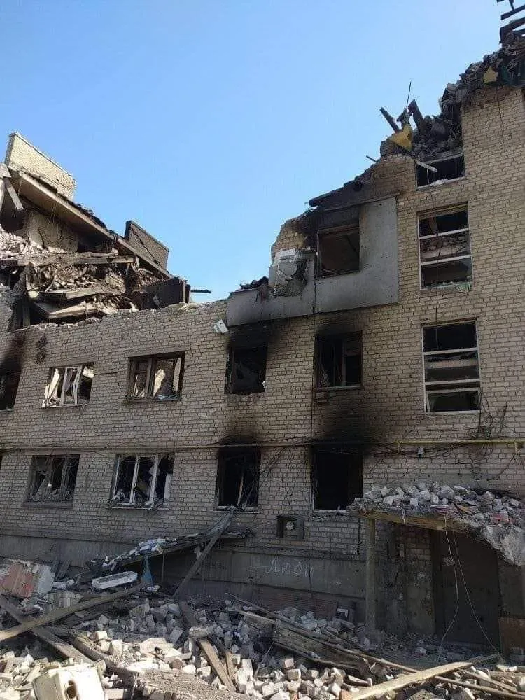 Наслідки обстрілу Попасної Наслідки обстрілу Попасної