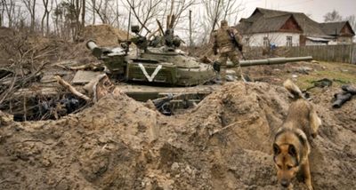 В Мариуполе появилась техника с отметками V, которая, вероятно, была под Киевом