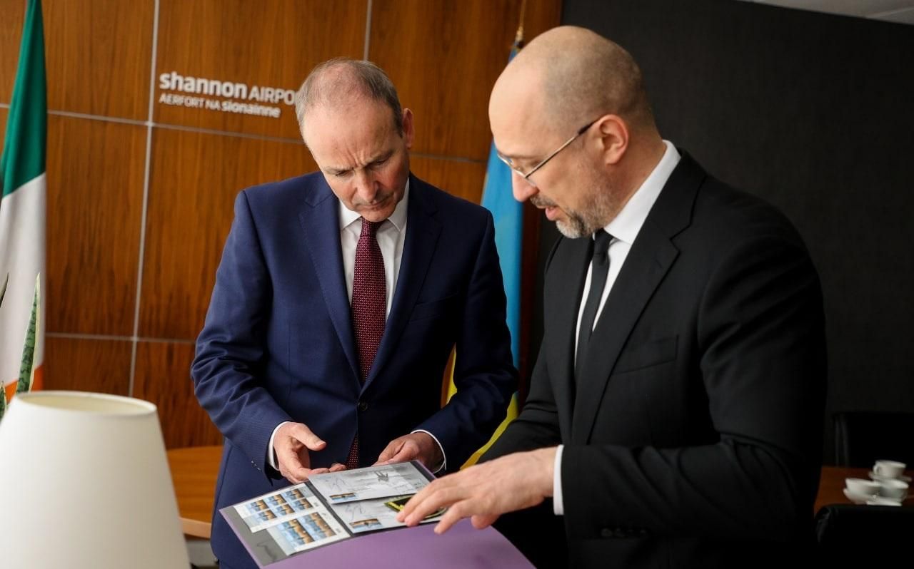 Шмыгаль встретился с премьером Ирландии: говорили о военных преступлениях России Шмыгаль встретился с премьером Ирландии: говорили о военных преступлениях России