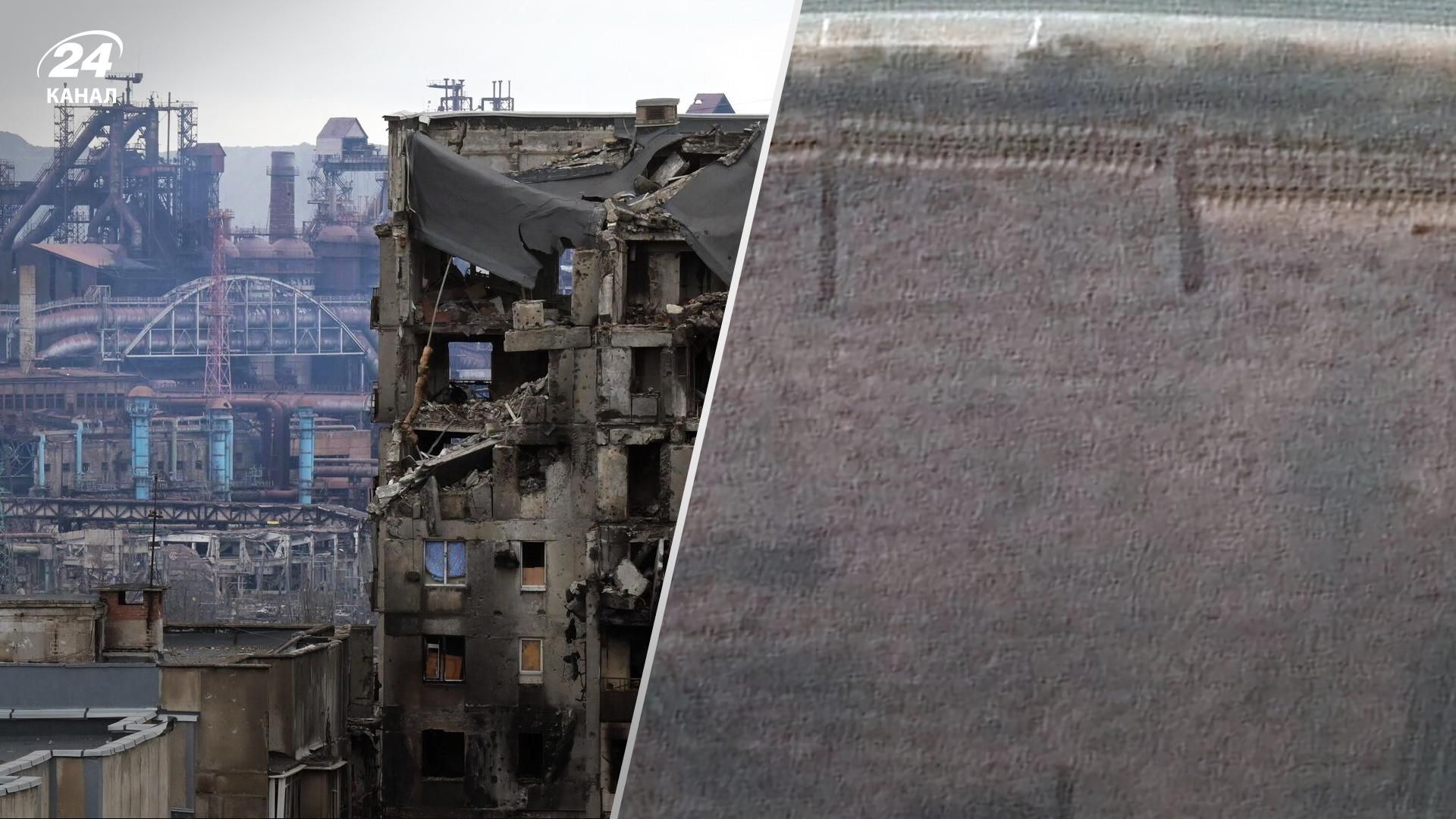 Супутник зафіксував 300-метрову братську могилу маріупольців у Мангуші Супутник зафіксував 300-метрову братську могилу маріупольців у Мангуші