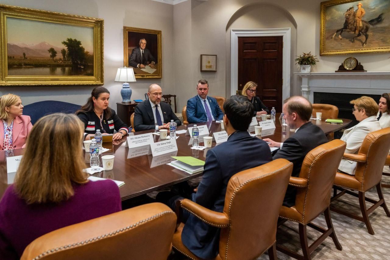 Посилення допомоги та санкції: Шмигаль зустрівся з радником Байдена Салліваном Посилення допомоги та санкції: Шмигаль зустрівся з радником Байдена Салліваном