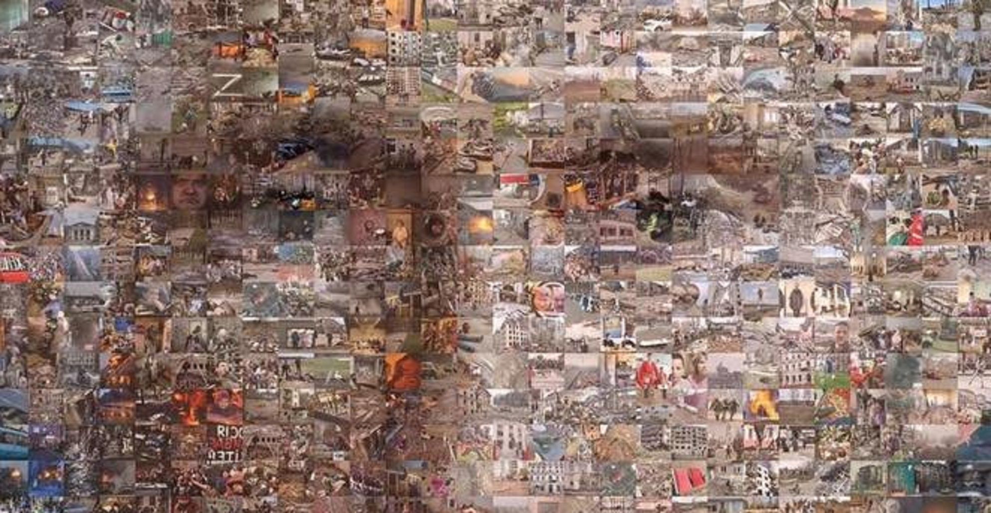 Фотограф склав портрет вбивці-Путіна із 1,5 тисячі знімків війни в Україні Фотограф склав портрет вбивці-Путіна із 1,5 тисячі знімків війни в Україні