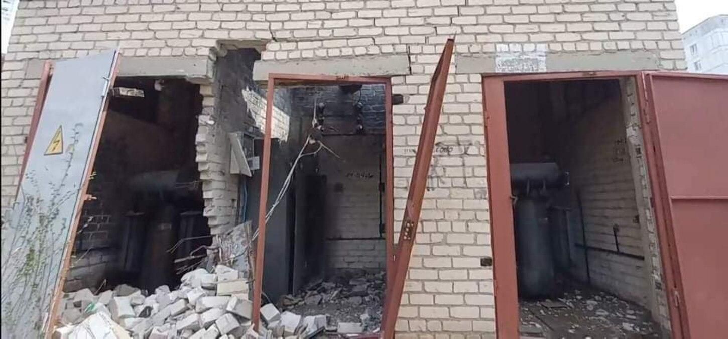 В Луганской области обстрелами перебило газопровод и горела трансформаторная подстанция