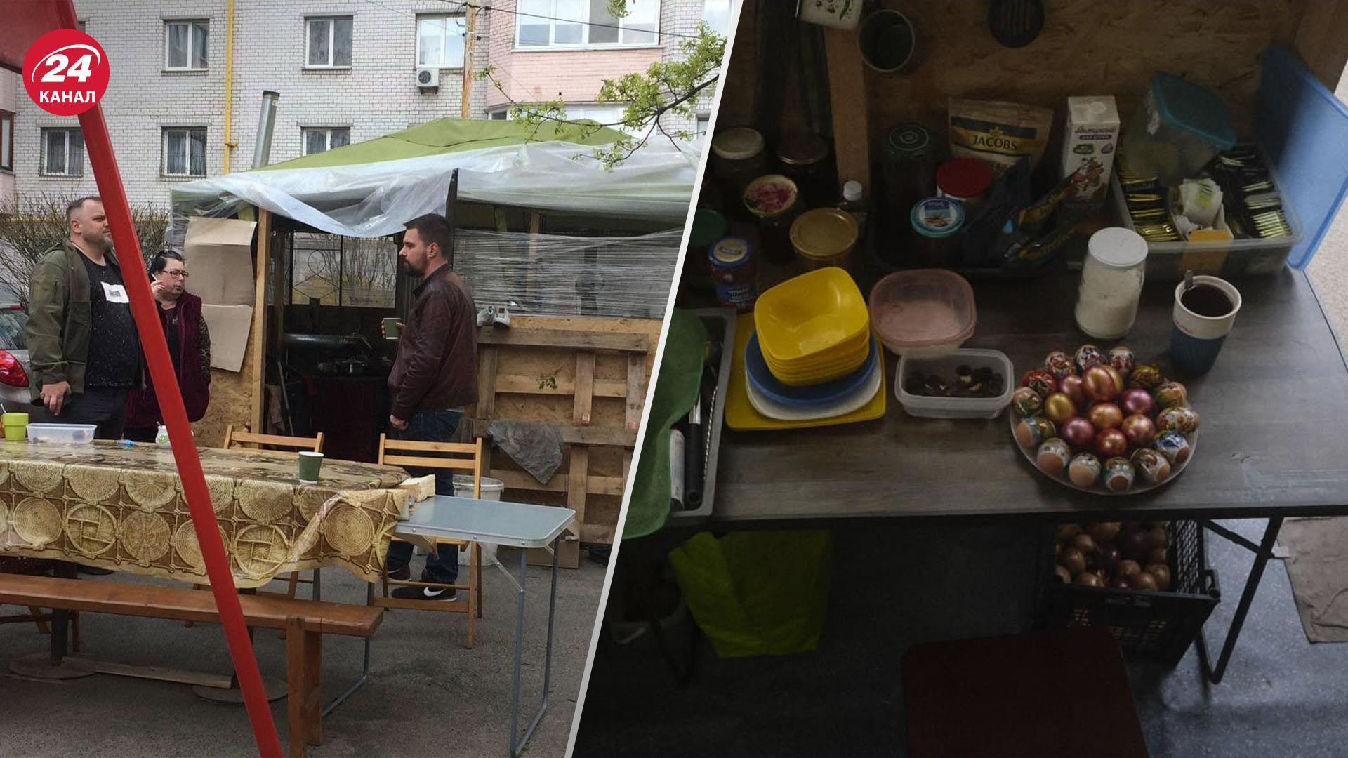 Мешканці Бучі під час бойових дій облаштували "кухню сили", щоб пережити окупацію Мешканці Бучі під час бойових дій облаштували "кухню сили", щоб пережити окупацію