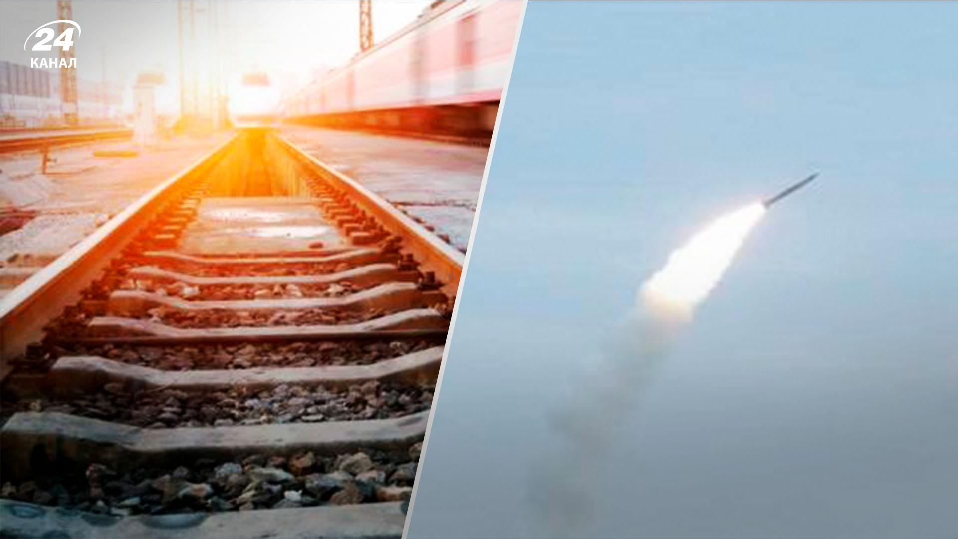Ворожі ракети вдарили по залізниці під Здолбуновом: є поранений, пошкоджено будинки - 24 Канал