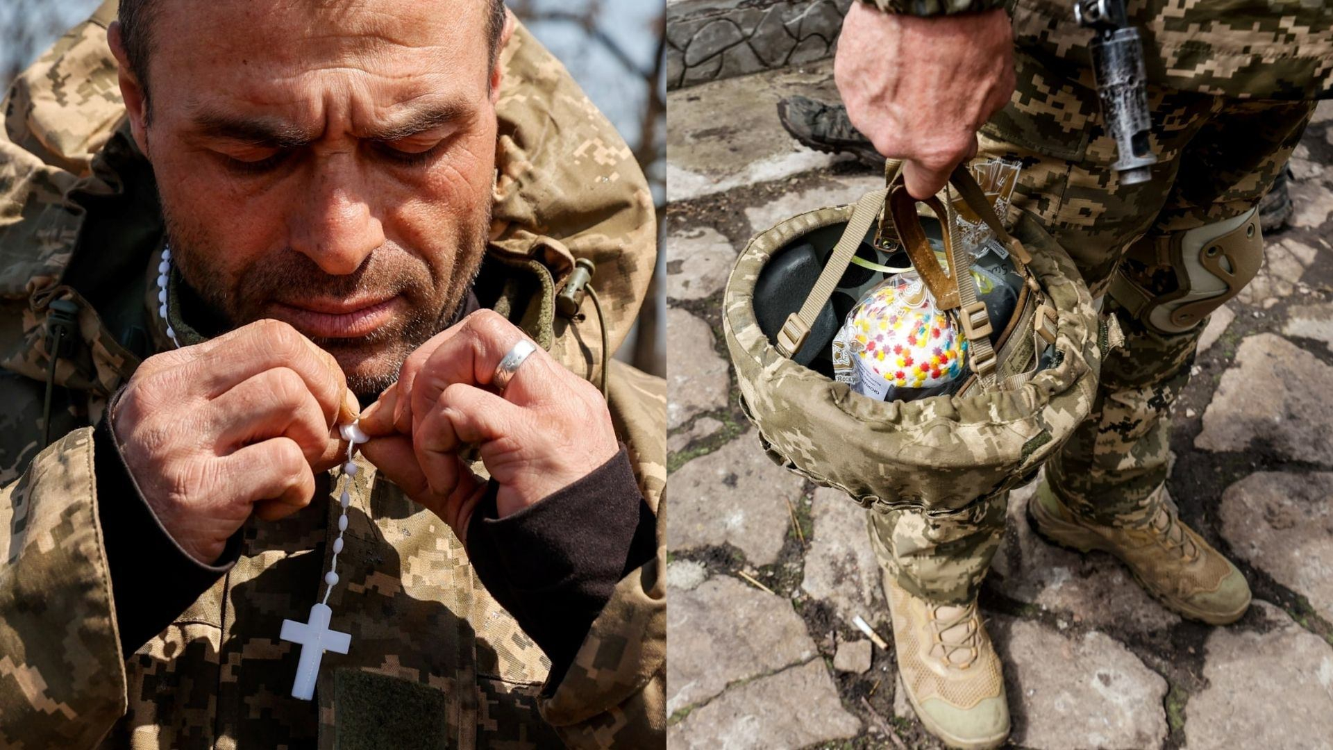 Як українські військові під Ізюмом зустріли Великдень: з’явилися зворушливі фото 