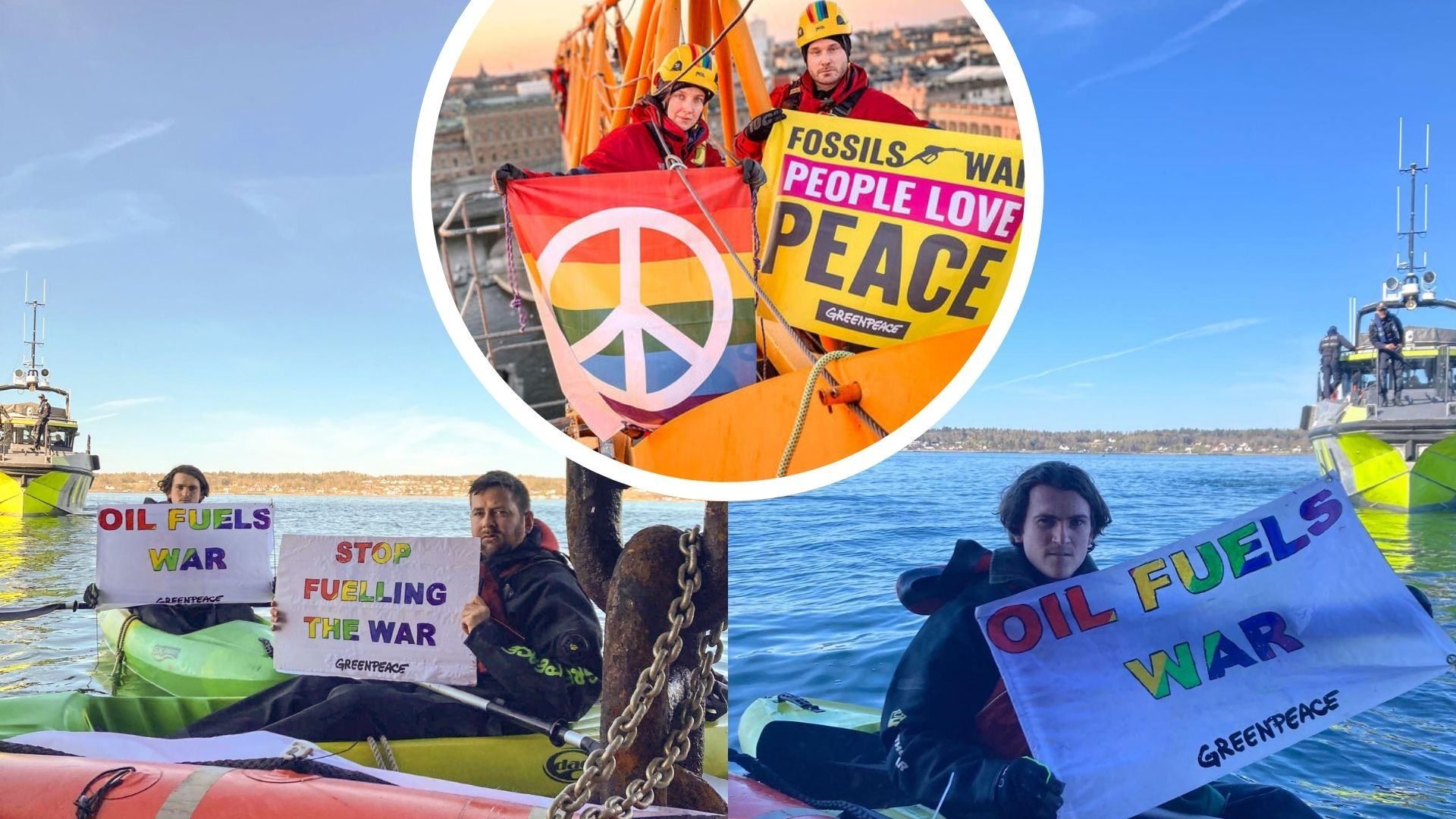 Привязали себя к цепи якоря: в Норвегии активисты заблокировали путь российскому танкеру Привязали себя к цепи якоря: в Норвегии активисты заблокировали путь российскому танкеру