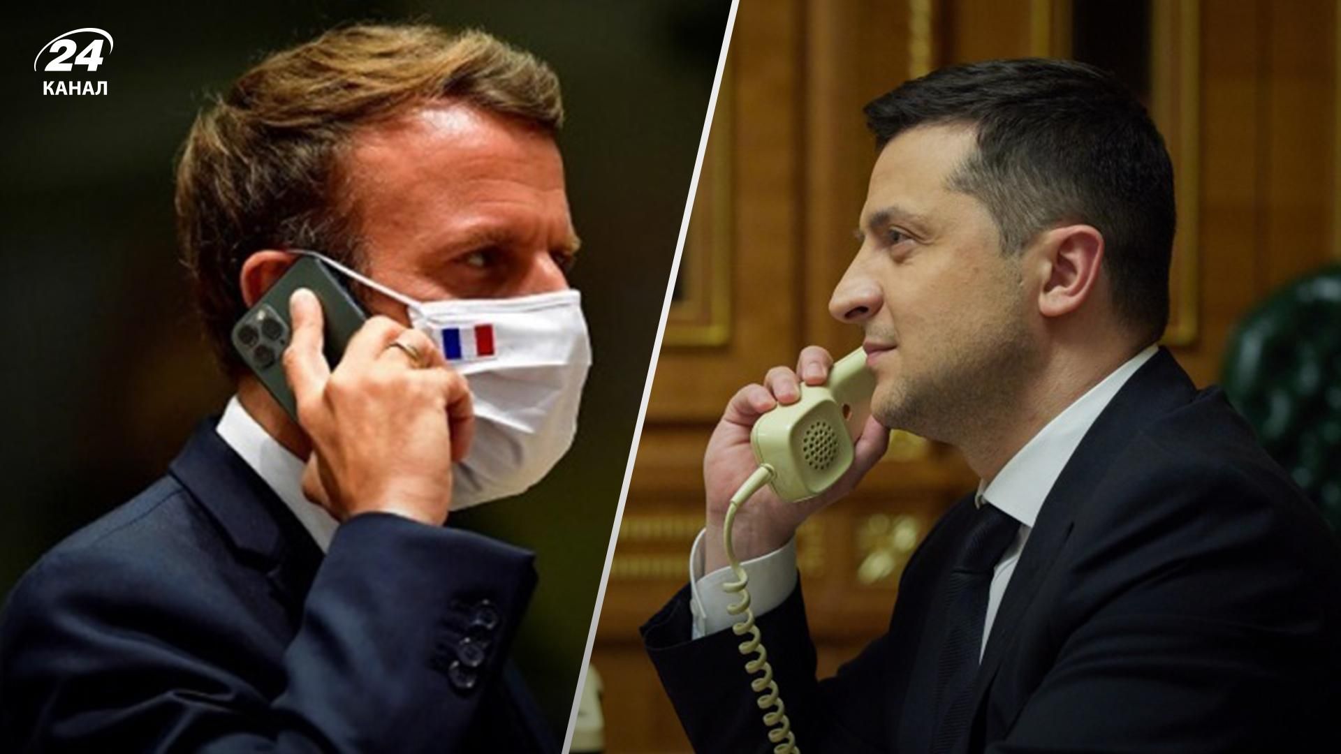 Зеленский провел неофициальный разговор с Макроном после его переизбрания Зеленский провел неофициальный разговор с Макроном после его переизбрания
