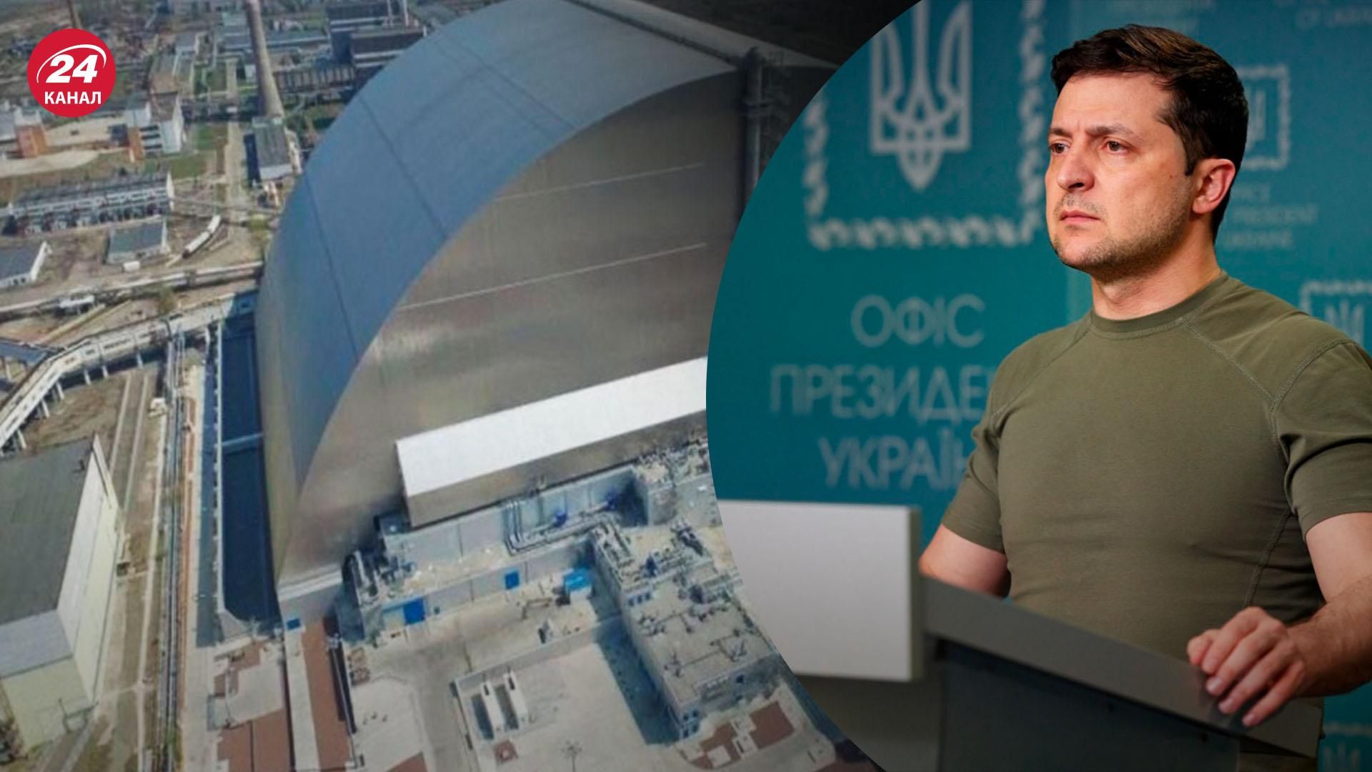 Зеленський пригадав про загрозливі дії росіян у роковини катастрофи на ЧАЕС - 24 Канал