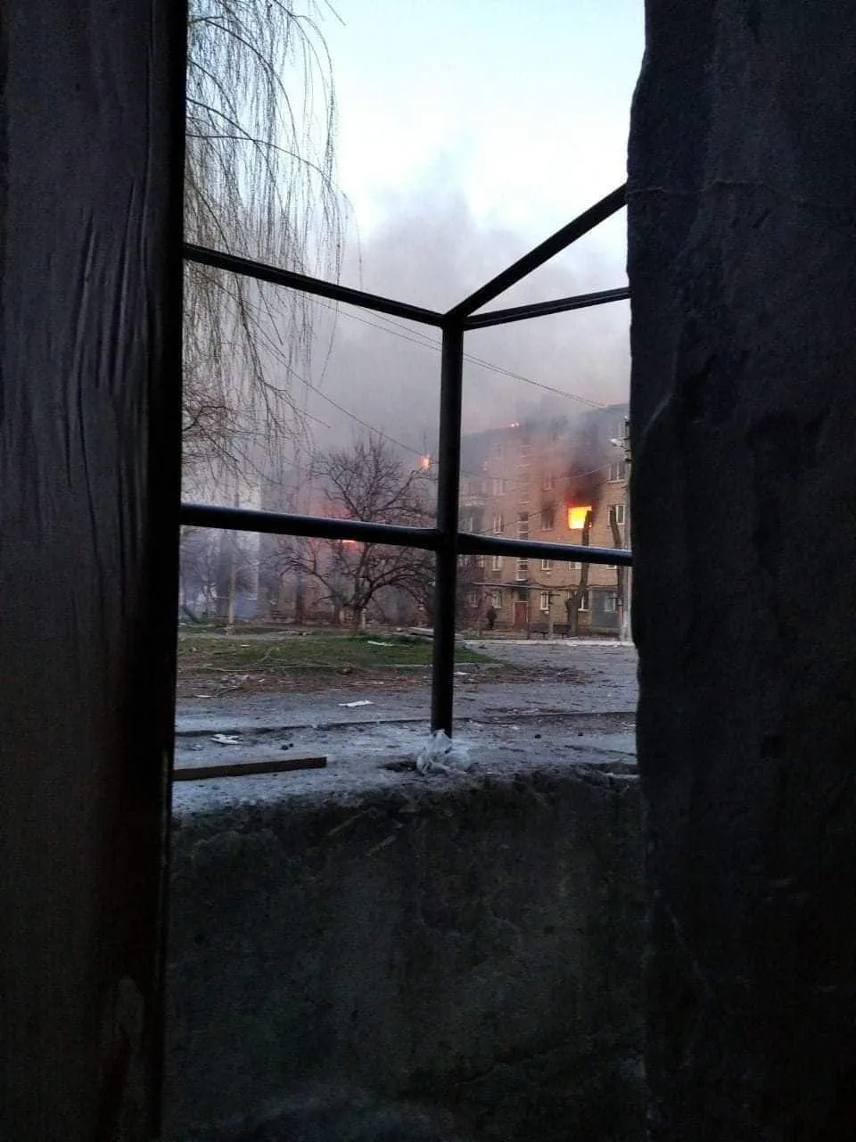 Луганская область Разрушение Обстрелы 27 апреля 2022