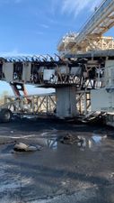 Россияне разбомбили элеватор в Криворожском районе
