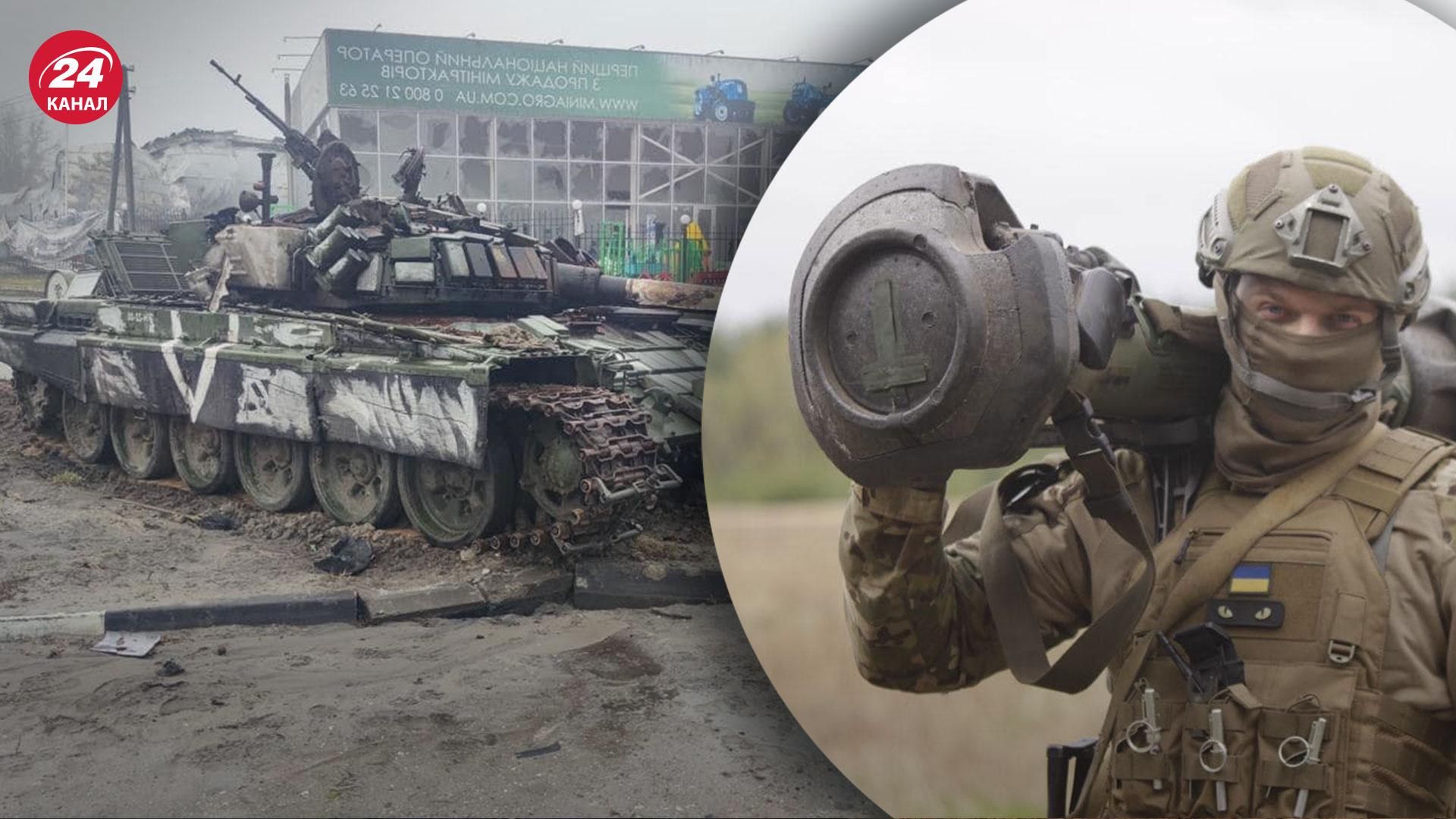 Нацгвардієць "Енловщик" розповів, як на Київщині поцілив у російський танк з NLAW - 24 Канал Нацгвардієць "Енловщик" розповів, як на Київщині поцілив у російський танк з NLAW - 24 Канал