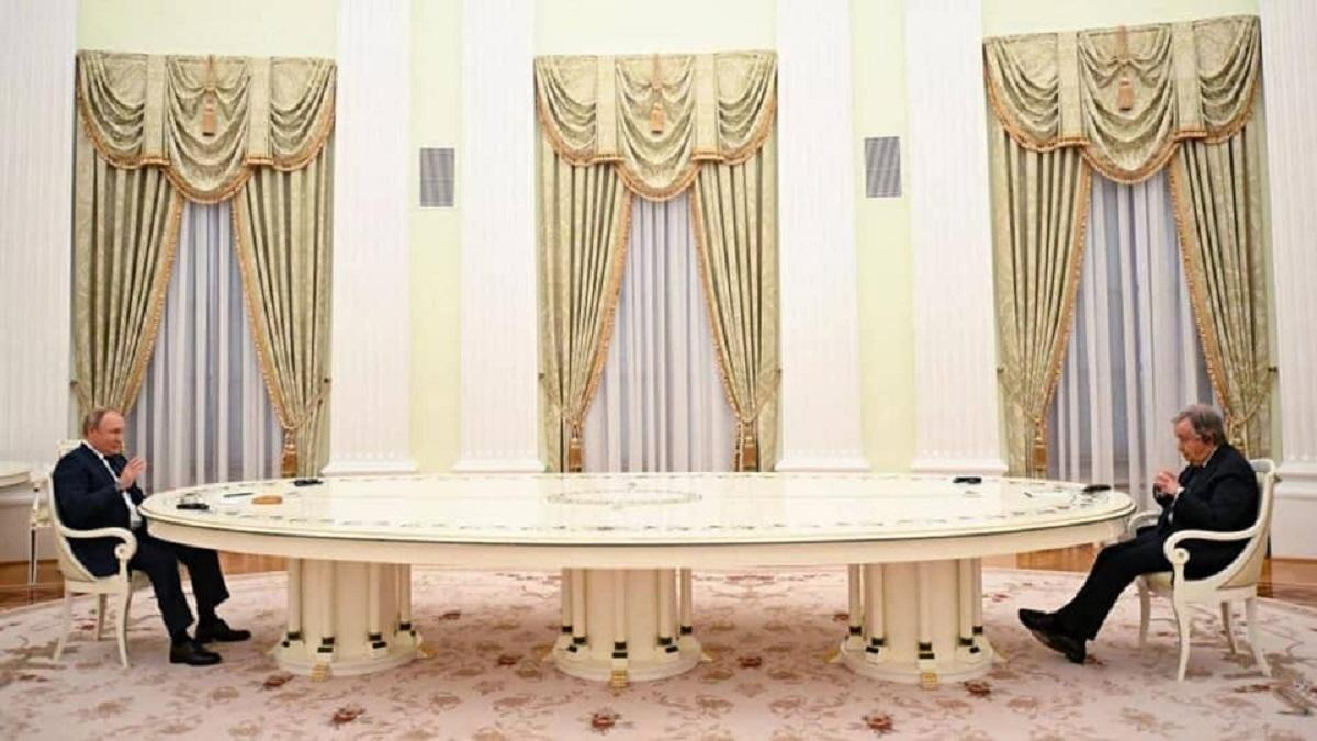 Візит генсека ООН до маразматичного діда у Кремлі – переломне знамення для світу