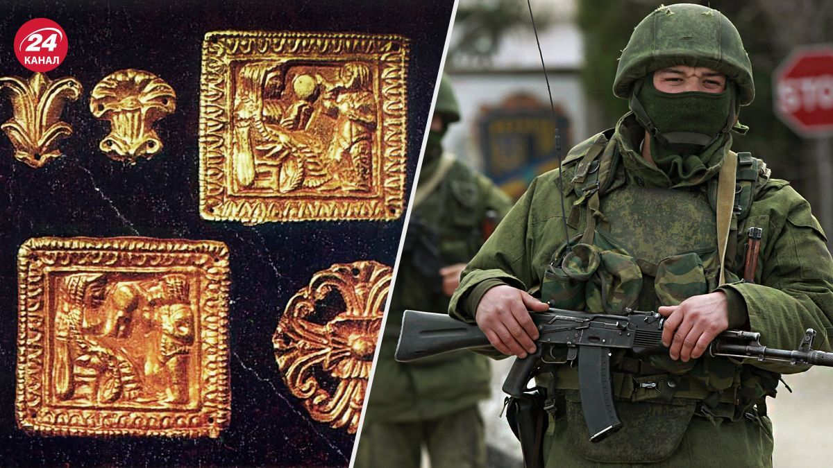 Коллаборанты на Запорожье сдали россиянам место хранения скифского золота, которому тысячи лет