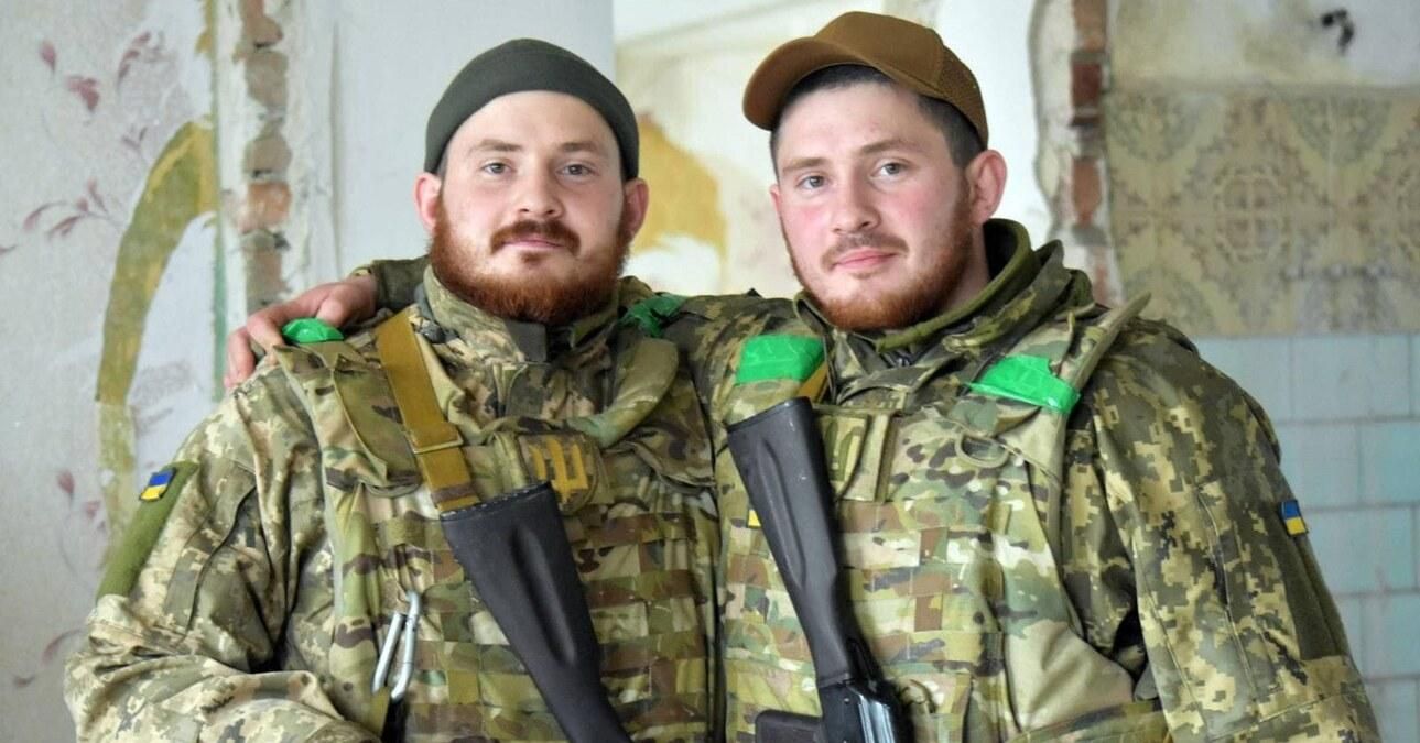 Донбас не віддамо, – 23-річні брати з Київщини разом воюють за Україну