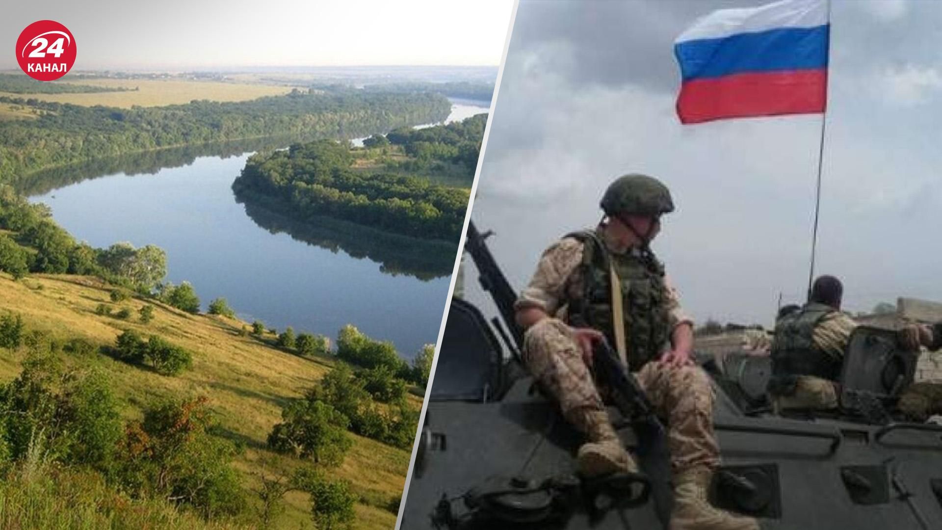 Вражеские войска готовятся к форсированию Северского Донца Вражеские войска готовятся к форсированию Северского Донца