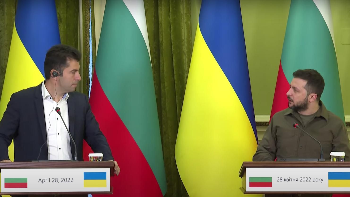 Співпраця в енергетиці та підтримка України: про що Зеленський говорив з прем'єром Болгарії