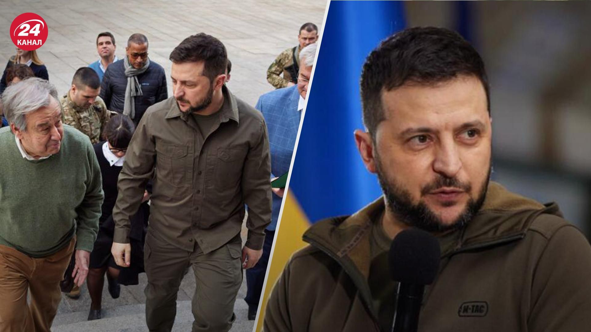 Кремль хочет унизить ООН, – Зеленский о ракетном ударе во время визита Гутерреша Кремль хочет унизить ООН, – Зеленский о ракетном ударе во время визита Гутерреша