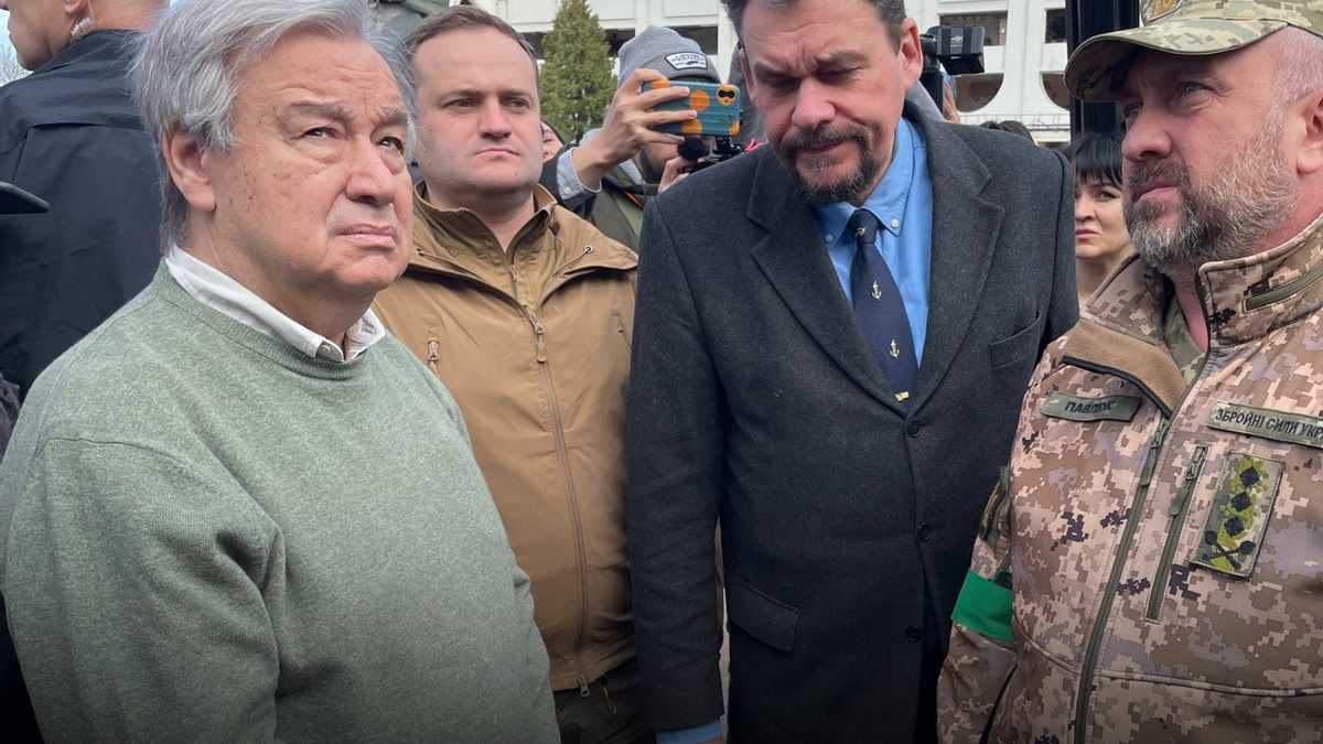 Пустота и потеря, – генсек ООН поделился впечатлениями от визита на Киевщину