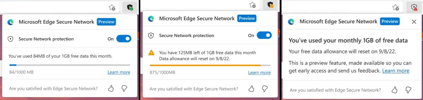Интерфейс нового VPN-сервиса от Microsoft Интерфейс нового VPN-сервиса от Microsoft