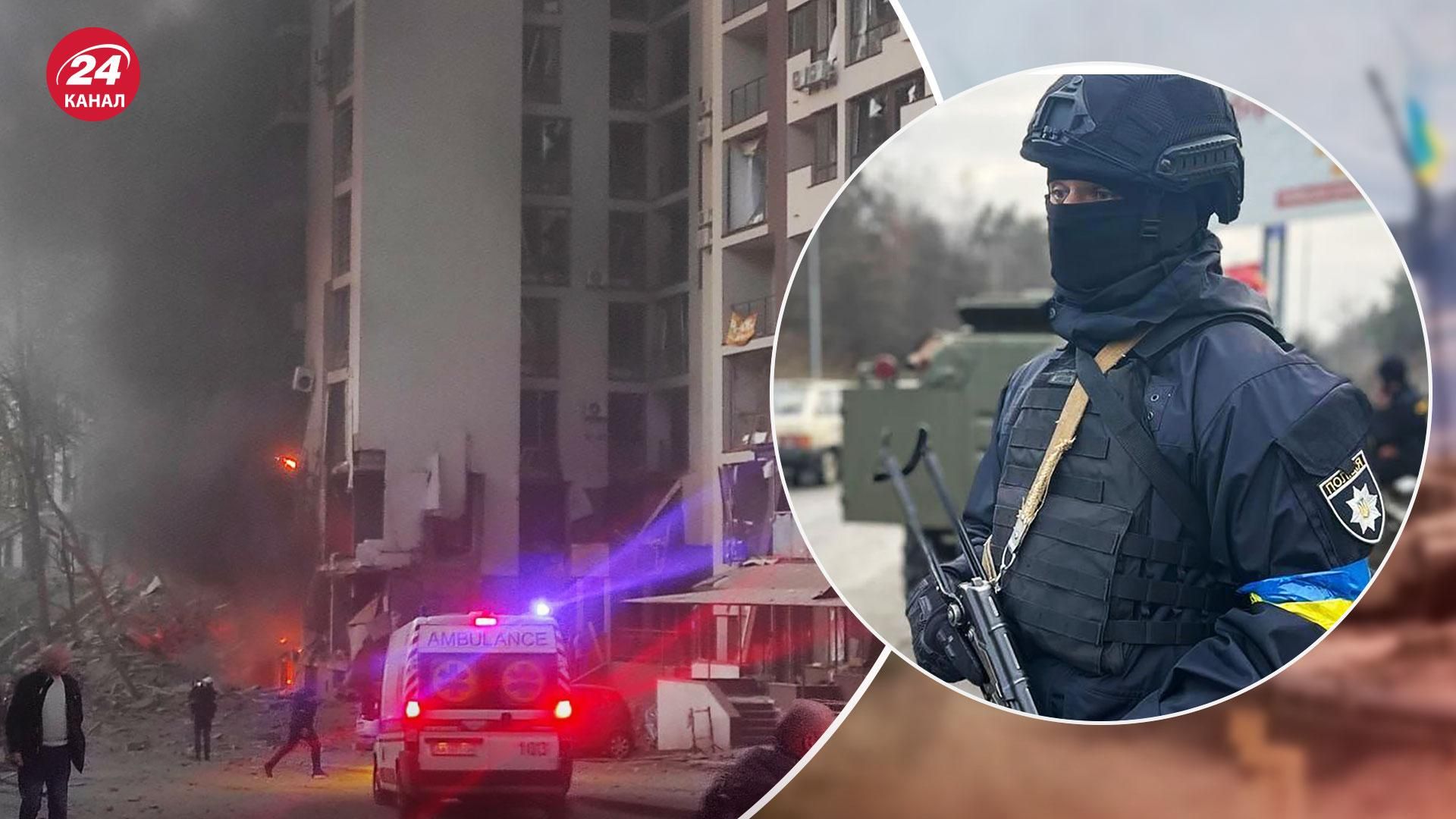 Ракетный обстрел Киева: полиция задержала двух вероятных корректировщиков