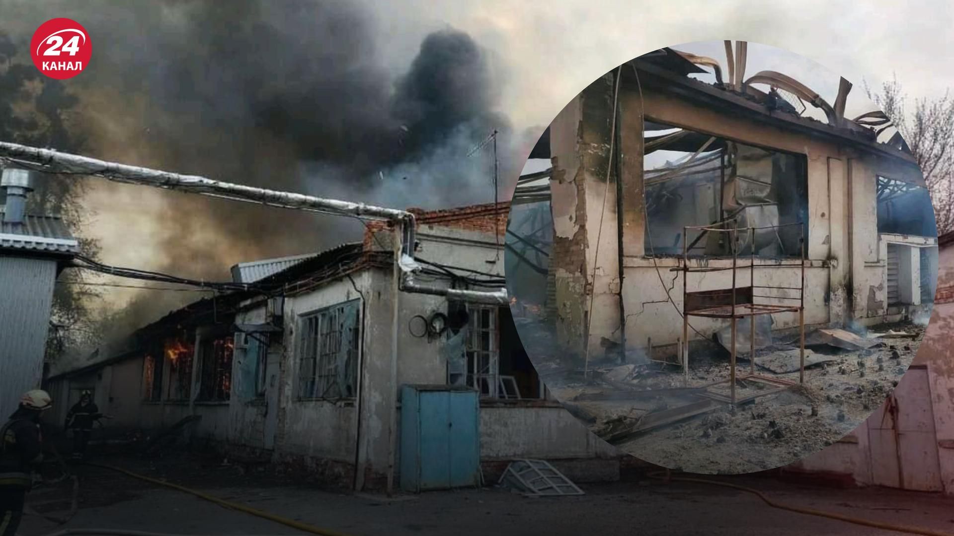 У Чугуєві ліквідували масштабну пожежу, спричинену ворожими обстрілами У Чугуєві ліквідували масштабну пожежу, спричинену ворожими обстрілами