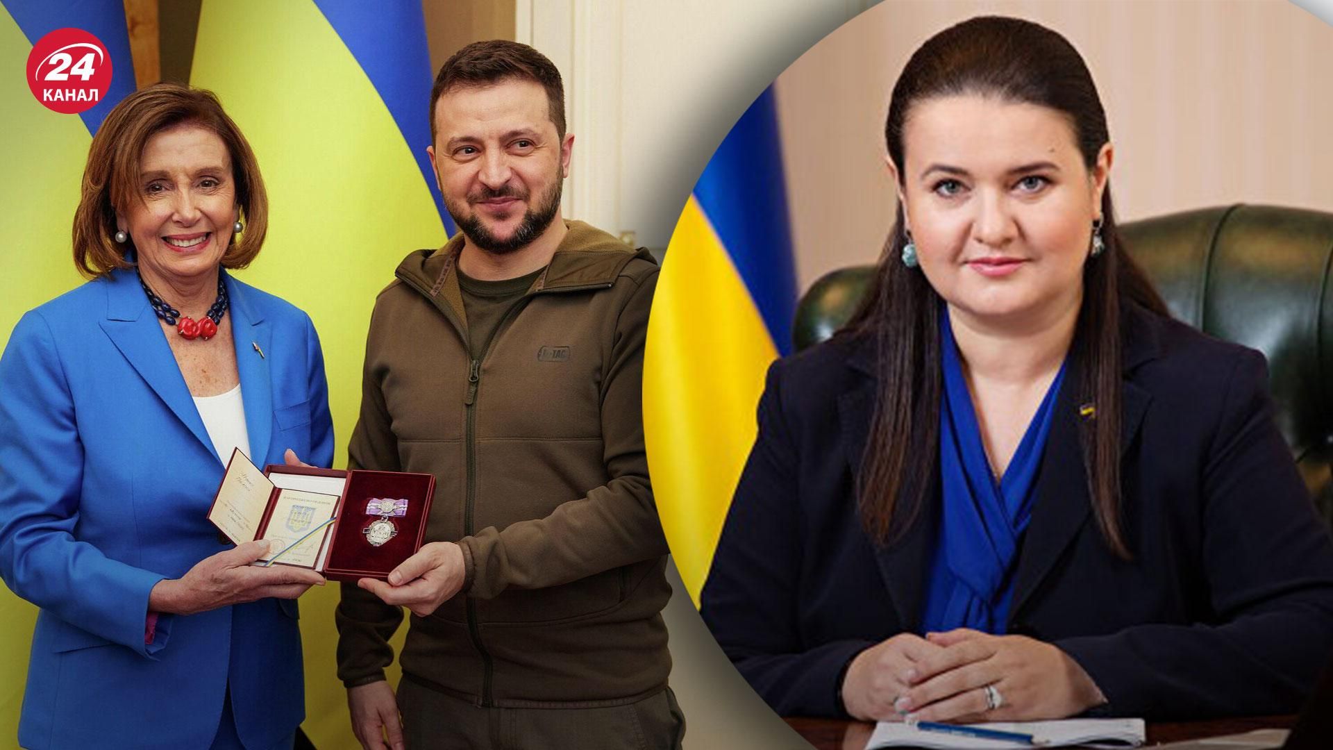 Визит Пелоси в Киев был символичным, – Маркарова Визит Пелоси в Киев был символичным, – Маркарова