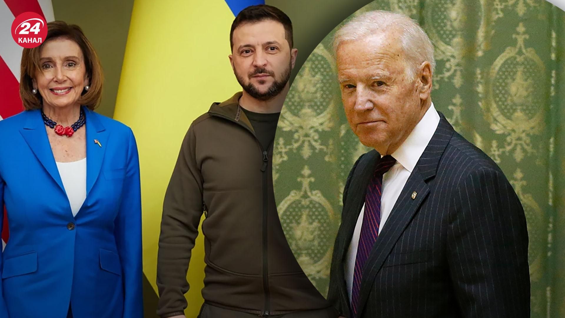 Байден поговорив з Пелосі після її візиту в Україну Байден поговорив з Пелосі після її візиту в Україну