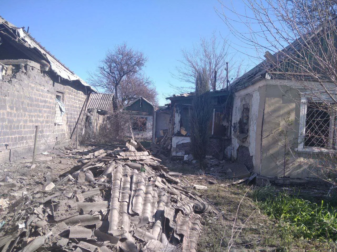 Разрушения Донбасса