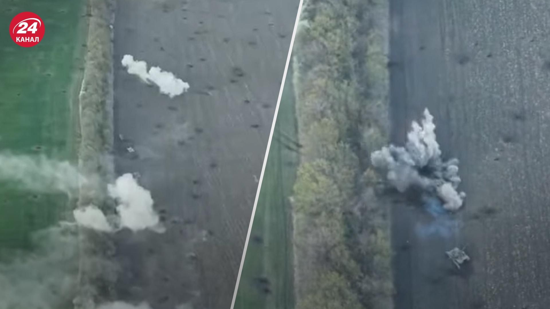 Січеславські "боги війни" точно і швидко ліквідували 2 ворожі танки і БМП Січеславські "боги війни" точно і швидко ліквідували 2 ворожі танки і БМП