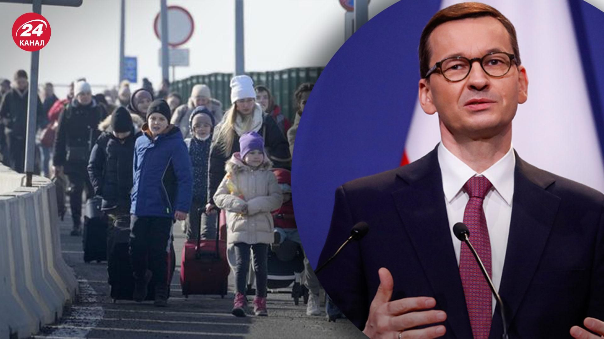 Моравецкий опроверг фейки о беженцах и заявил, что украинцы укрепляют экономику Польши Моравецкий опроверг фейки о беженцах и заявил, что украинцы укрепляют экономику Польши