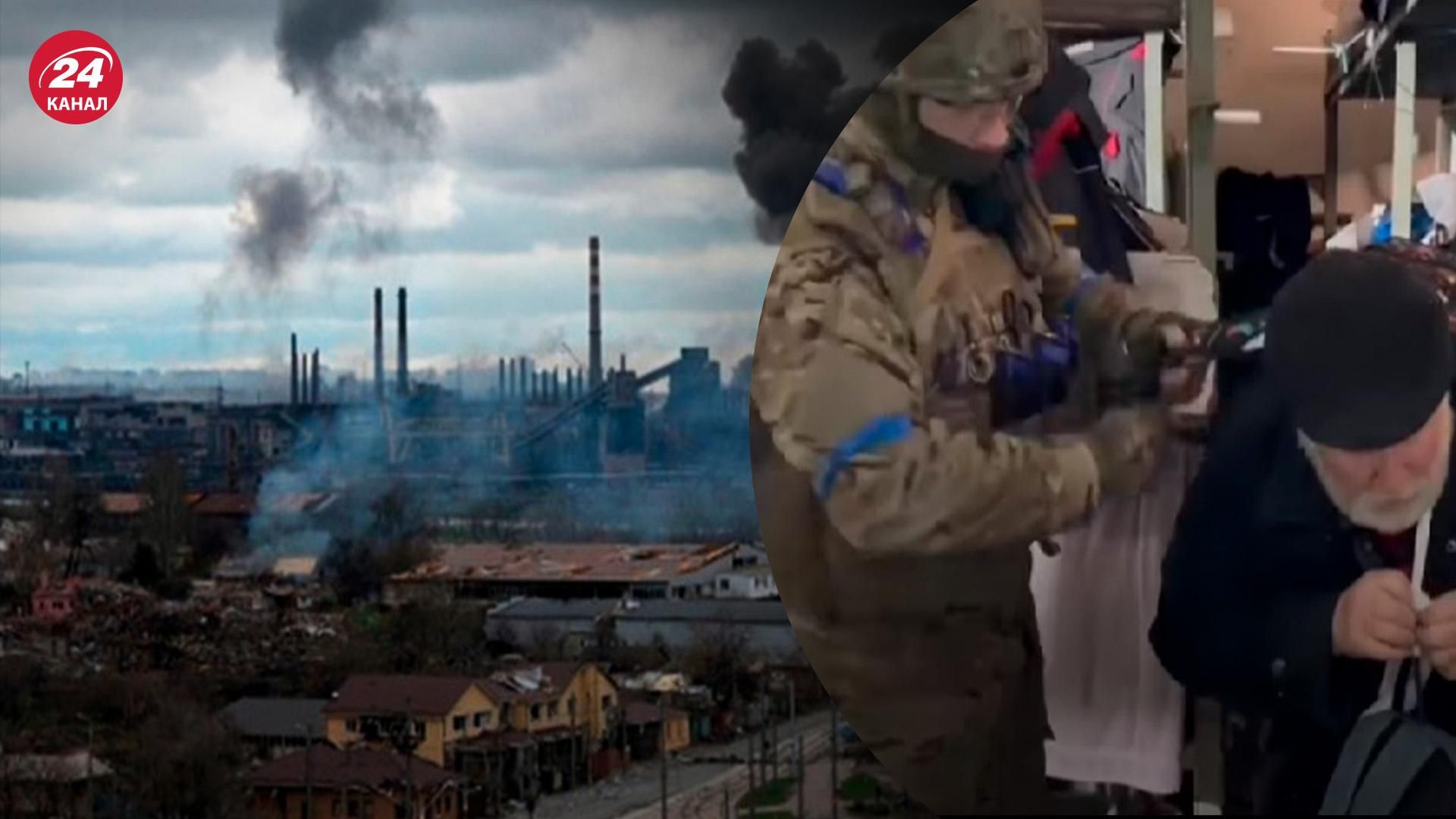 В подвалах еще много людей: военные показали кадры эвакуации из "Азовстали"